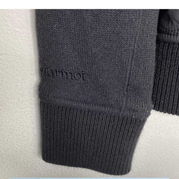 Marmot Tech Fleece Sweater jeacket full zip Women's Black size S casual - Picture 5 of 12